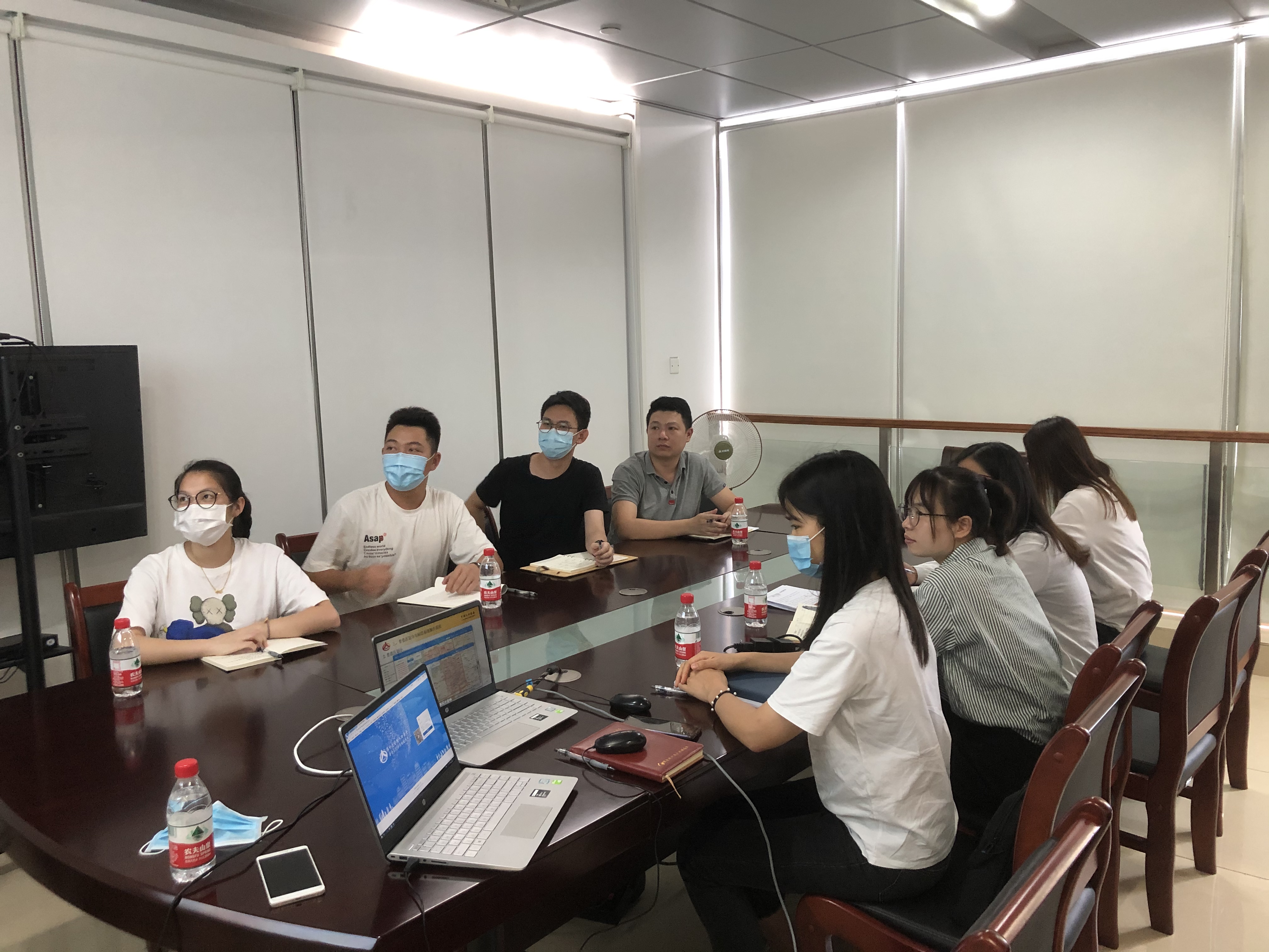 区人普办参加第七次全国人口普查区域划分和绘图布置暨培训视频会议