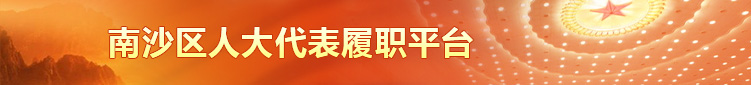 南沙区人大代表履职平台