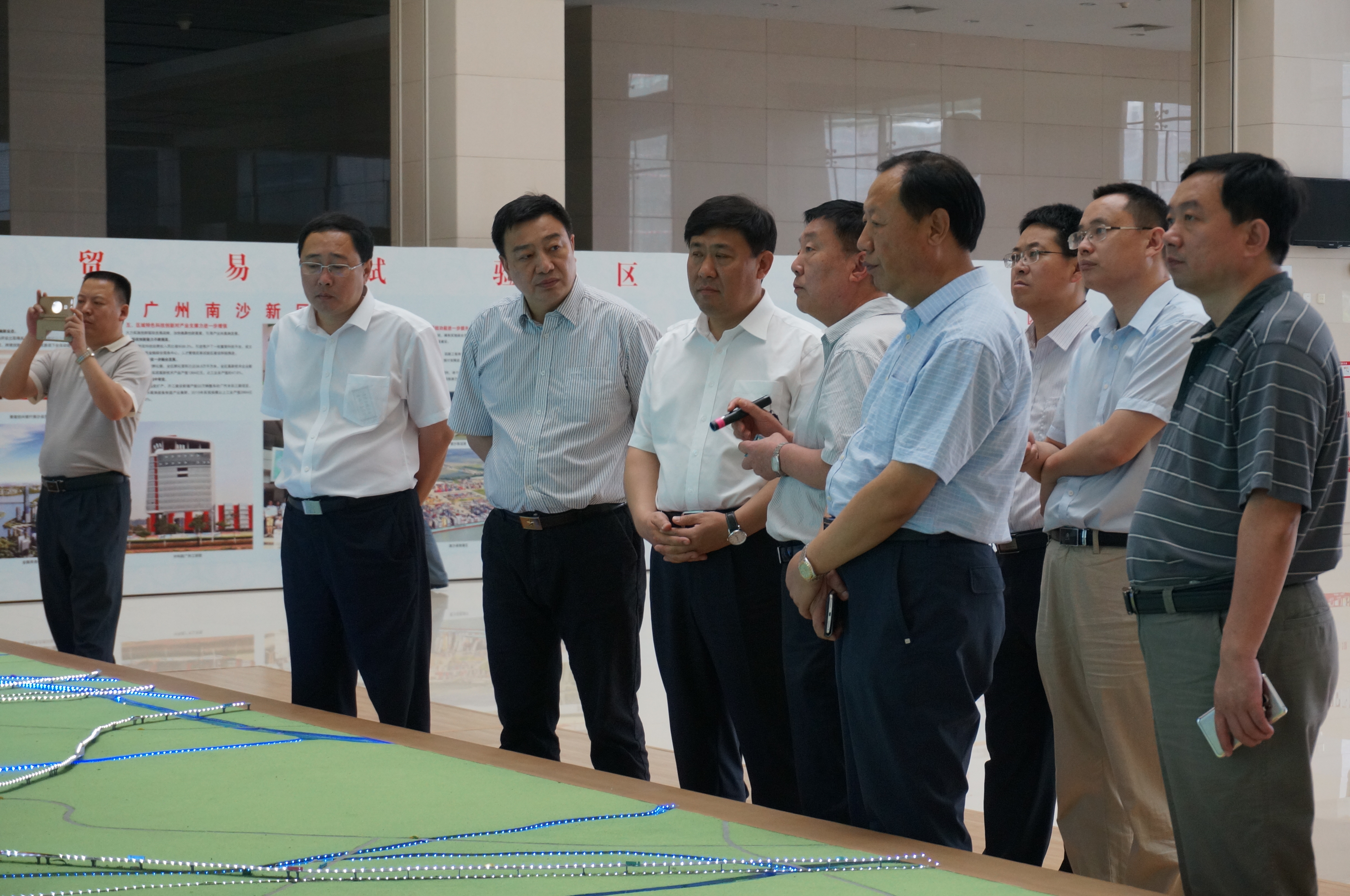 河北省肃宁县委书记赴南沙区考察