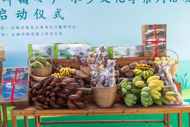 万顷沙特色农副产品。