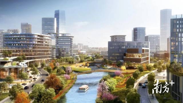 庆盛区块建设规划效果图。