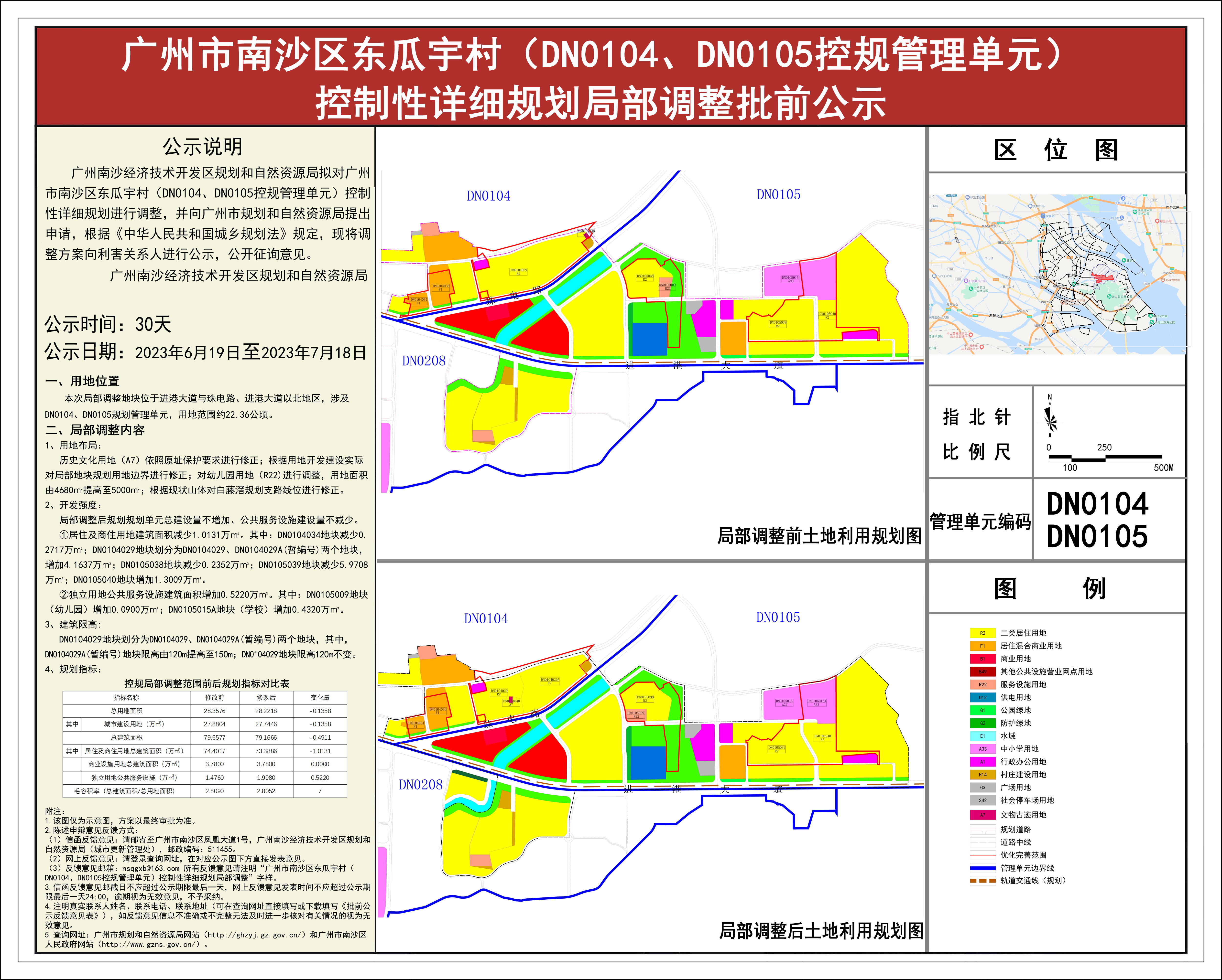 广州市南沙区东瓜宇村（DN0104、DN0105控规管理单元）控制性详细规划局部调整批前公示.jpg