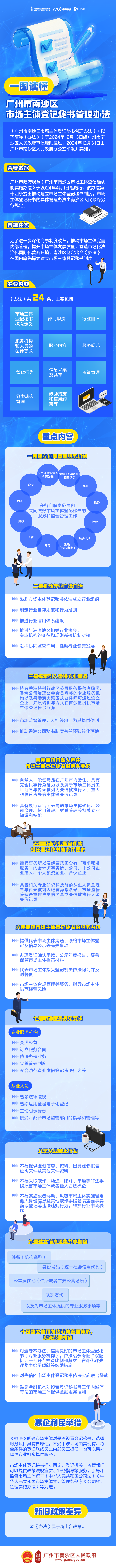 【图解】广州市南沙区市场主体登记秘书管理办法的通知.png